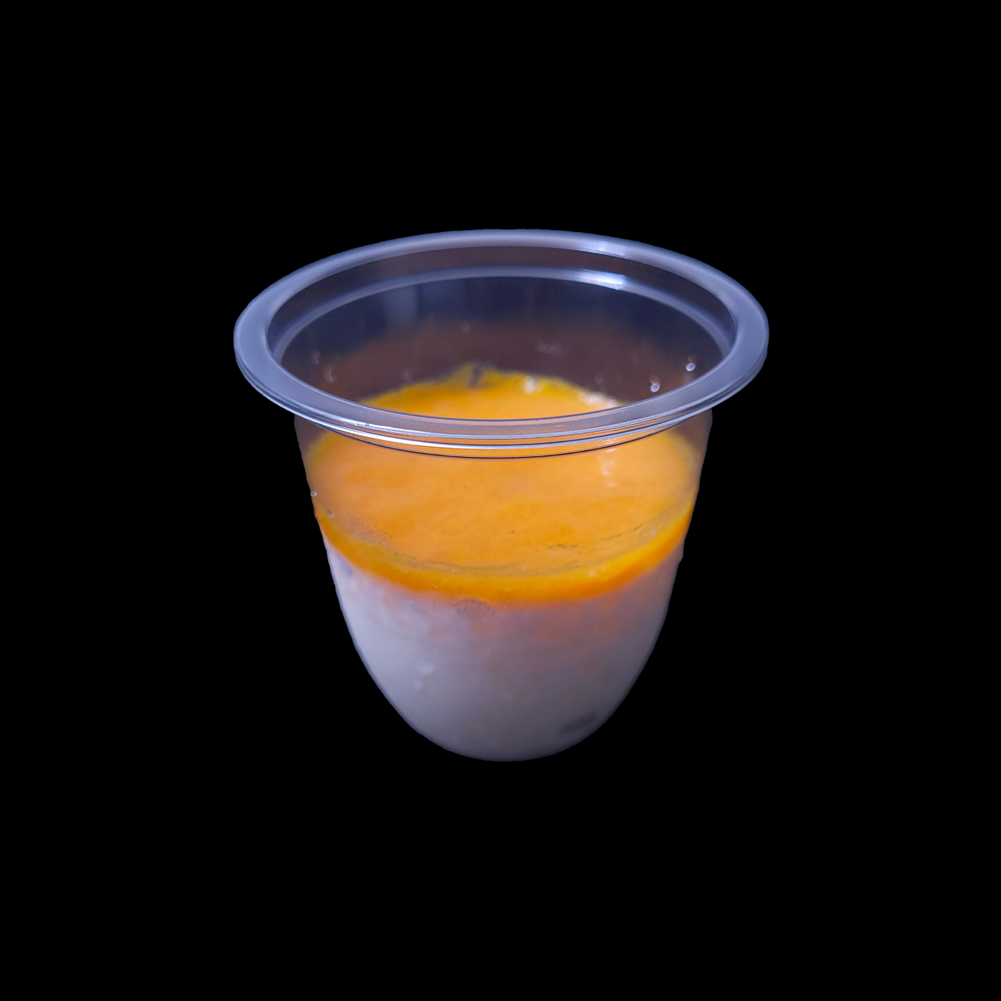 Panna cotta Perle du Japon coulis Passion