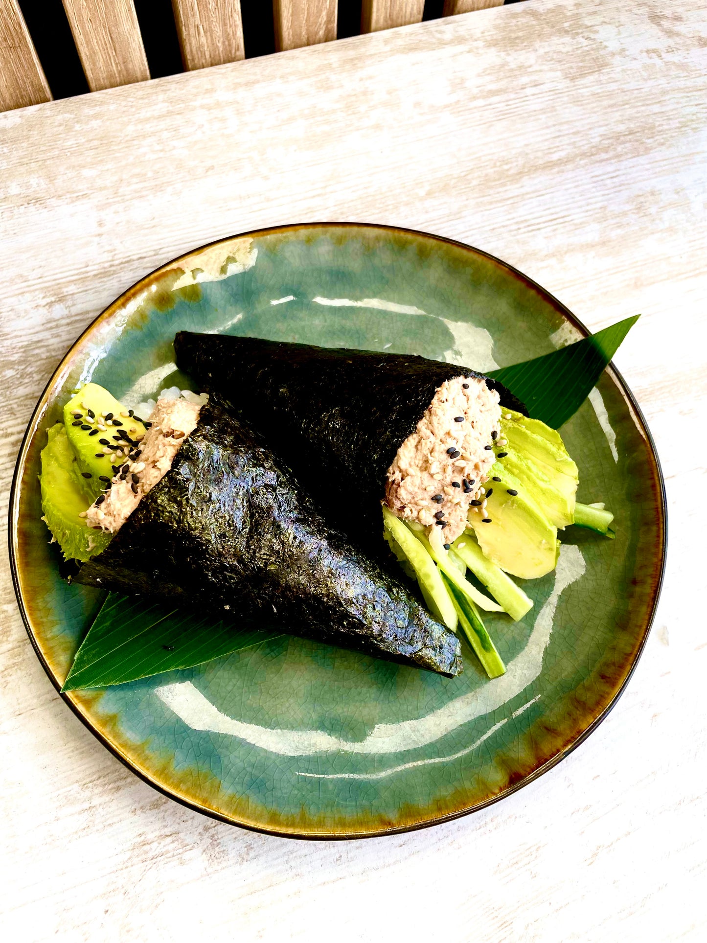 Temaki thon cuit ( 2 pièces )