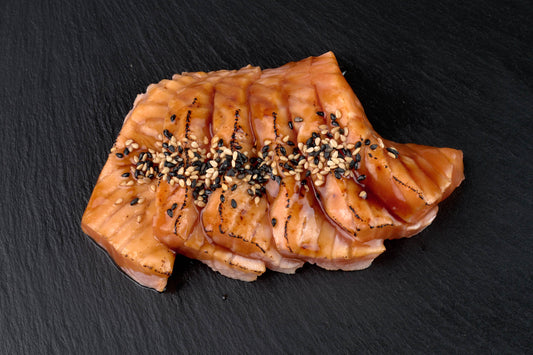 Sashimi saumon snackés