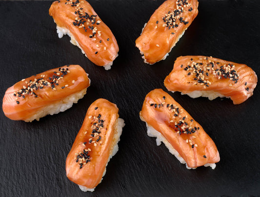 Sushis saumon snackés