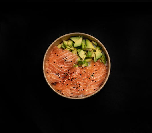 Chirashi saumon teriyaki